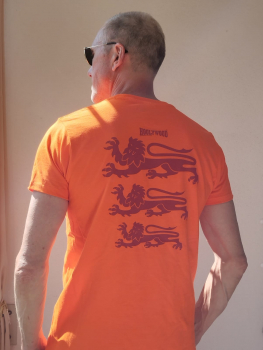 HOOLYWOOD NICKI (T-Shirt), Three Lions, 100% Baumwolle / Cotton, Made in Germany (orange)