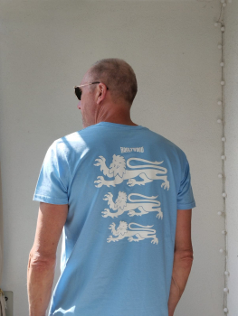 HOOLYWOOD NICKI (T-Shirt), Three Lions, 100% Baumwolle / Cotton, Made in Germany (hellblau - sky blue)